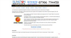 Desktop Screenshot of islingtonelectricians.com